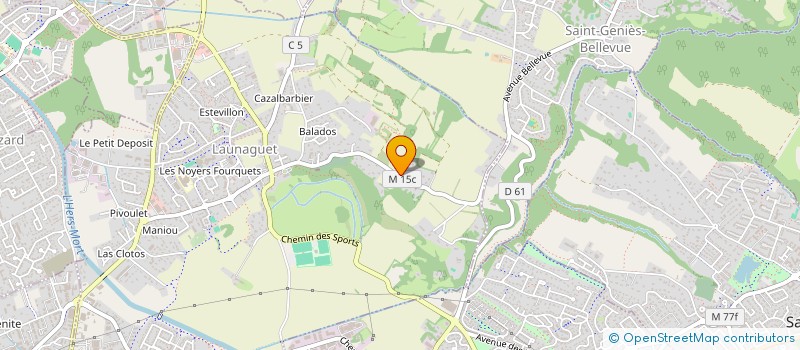 localisation de l'entreprise MONSIEUR LAURENT GRANEL  LAUNAGUET