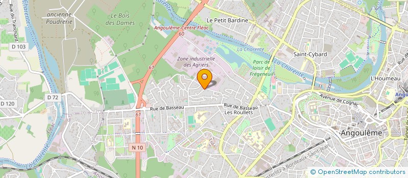 localisation de l'entreprise MONSIEUR LAURENT GRANET à ANGOULEME