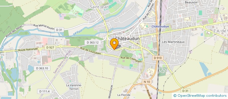 localisation de l'entreprise MONSIEUR LAURENT GRANGER à CHATEAUDUN