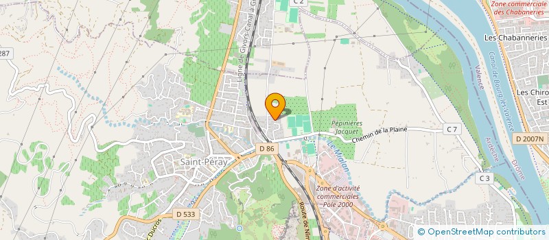 localisation de l'entreprise MONSIEUR LAURENT GRANGIER  SAINT-PERAY