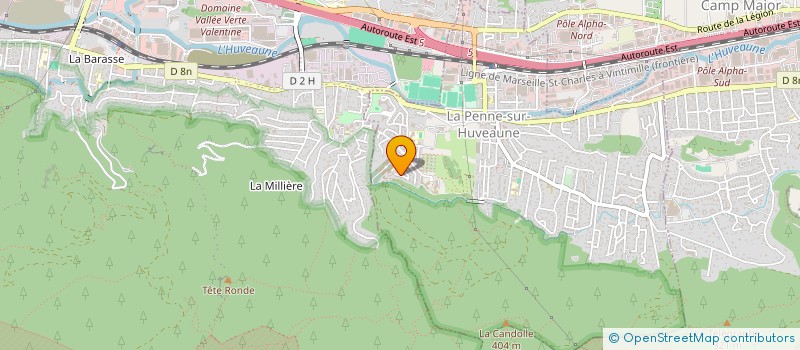 localisation de l'entreprise MONSIEUR LAURENT GRASTILLEUR  LA PENNE-SUR-HUVEAUNE