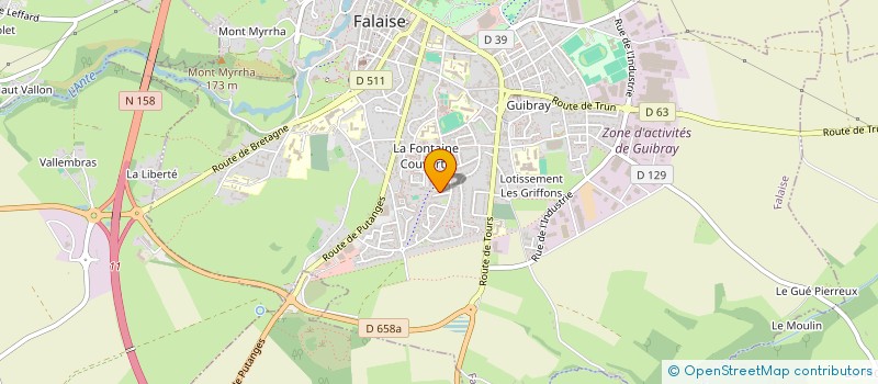 localisation de l'entreprise MONSIEUR LAURENT GRAVEY à FALAISE