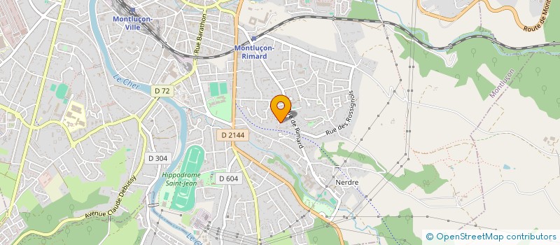 localisation de l'entreprise MONSIEUR LAURENT GRECK à MONTLUCON