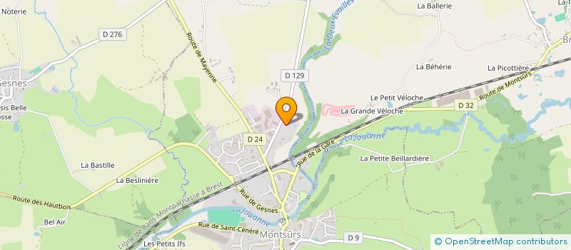 localisation de l'entreprise MONSIEUR LAURENT GREFFIER  MONTSURS