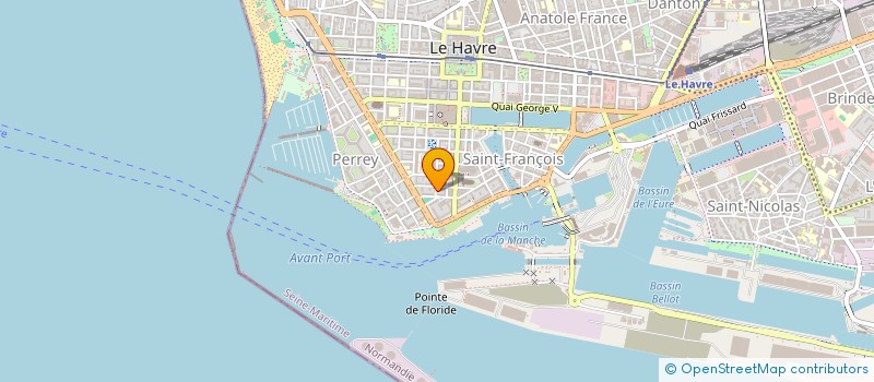 localisation de l'entreprise MONSIEUR LAURENT GRELETY à LE HAVRE