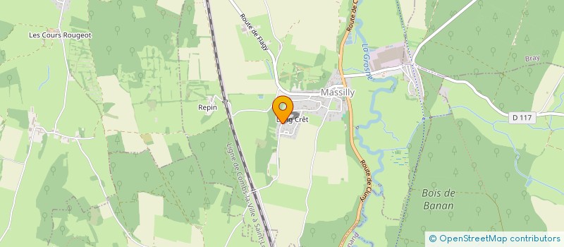 localisation de l'entreprise MONSIEUR LAURENT GRELIER  MASSILLY