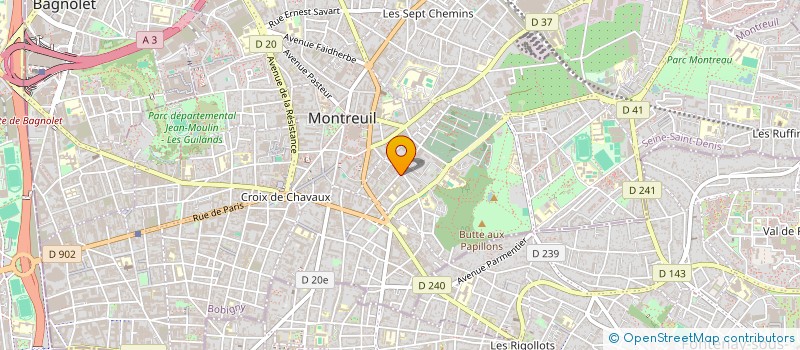 localisation de l'entreprise MONSIEUR LAURENT GRELLETY BOSVIEL à MONTREUIL