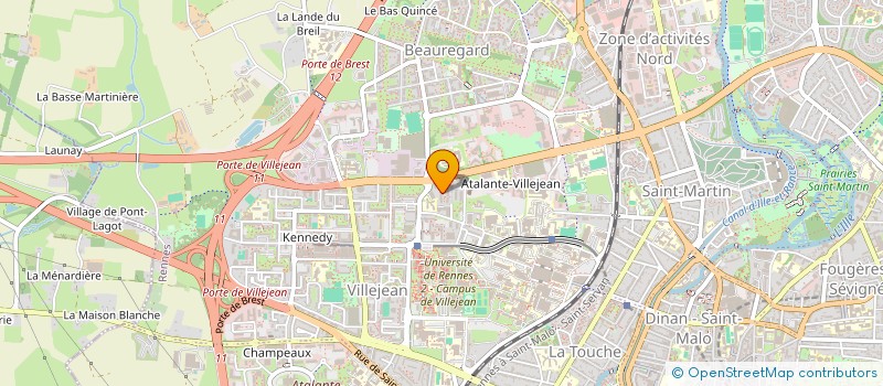 localisation de l'entreprise MONSIEUR LAURENT GRELLIER  RENNES