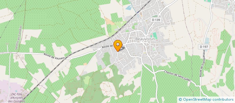 localisation de l'entreprise MONSIEUR LAURENT GRENIER  BEAUVOISIN