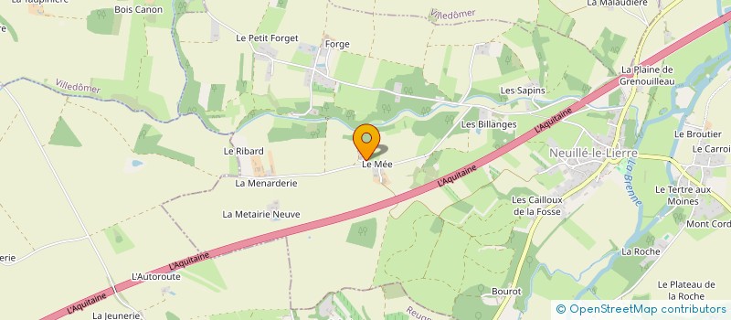 localisation de l'entreprise MONSIEUR LAURENT GRENOUILLOUX  NEUILLE-LE-LIERRE