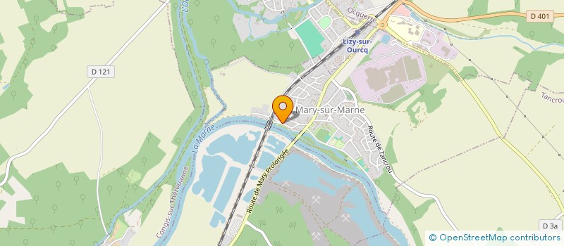 localisation de l'entreprise MONSIEUR LAURENT GRESLIN  MARY-SUR-MARNE