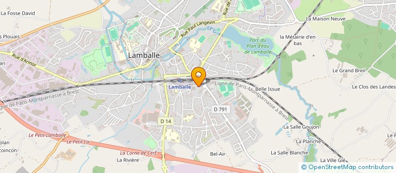 localisation de l'entreprise MONSIEUR LAURENT GRIFFON  LAMBALLE-ARMOR