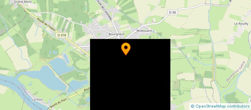 localisation de l'entreprise MONSIEUR LAURENT GRILLOT  OUROUX-SUR-SAONE