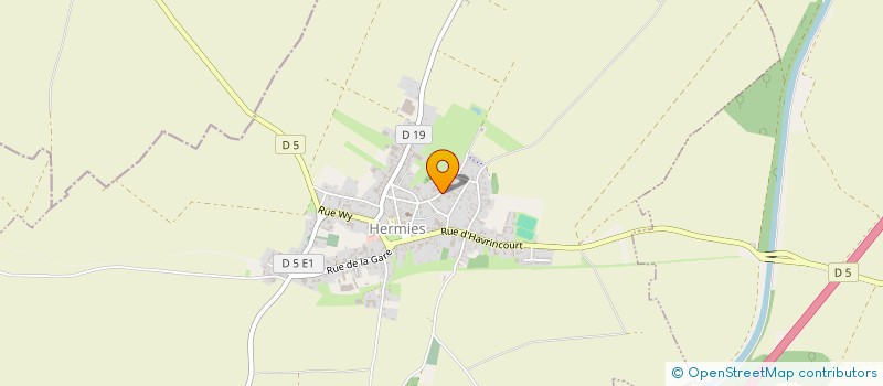 localisation de l'entreprise MONSIEUR LAURENT GRIOCHE  HERMIES