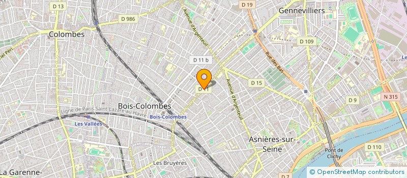 localisation de l'entreprise MONSIEUR LAURENT GRISON à BOIS-COLOMBES