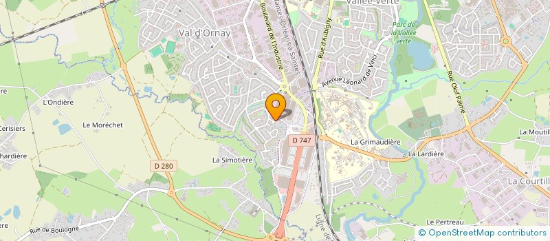 localisation de l'entreprise MONSIEUR LAURENT GROLLEAU  ROSNAY