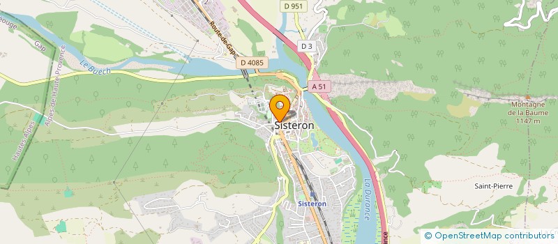 localisation de l'entreprise MONSIEUR LAURENT GROS  SISTERON