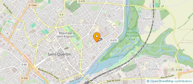 localisation de l'entreprise MONSIEUR LAURENT GROSJEAN à SAINT-QUENTIN