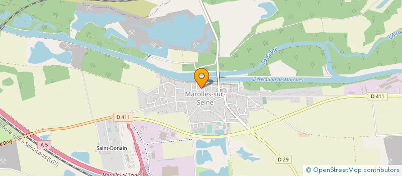 localisation de l'entreprise MONSIEUR LAURENT GROUSSELLE  MAROLLES-SUR-SEINE