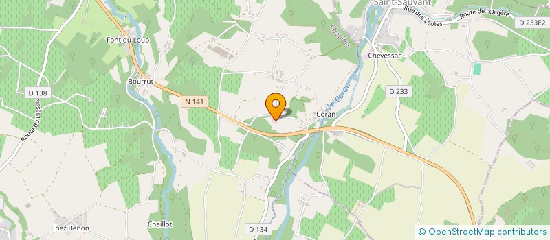 localisation de l'entreprise MONSIEUR LAURENT GROUSSIN à CHERAC