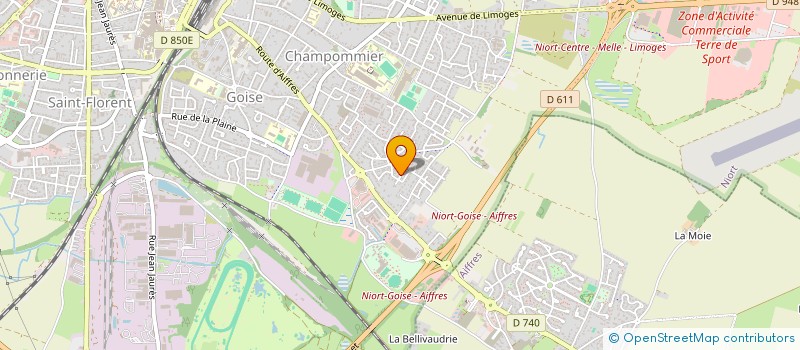 localisation de l'entreprise MONSIEUR LAURENT GROUSSIN à NIORT