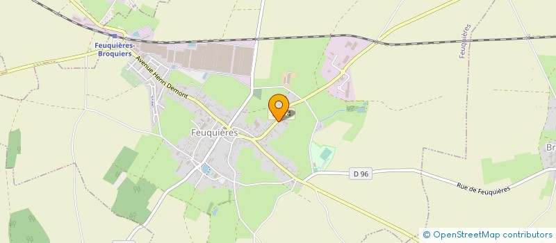 localisation de l'entreprise MONSIEUR LAURENT GRUGEON  FEUQUIERES