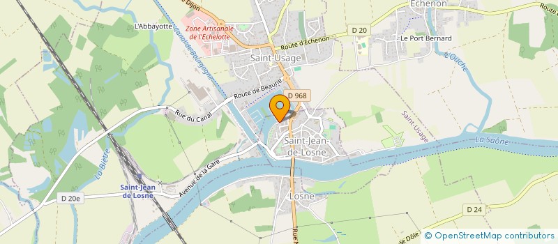 localisation de l'entreprise MONSIEUR LAURENT GUALBERT-NEVERS à SAINT-JEAN-DE-LOSNE