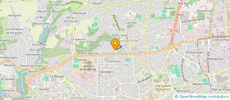 localisation de l'entreprise MONSIEUR LAURENT GUEGANTON à BREST