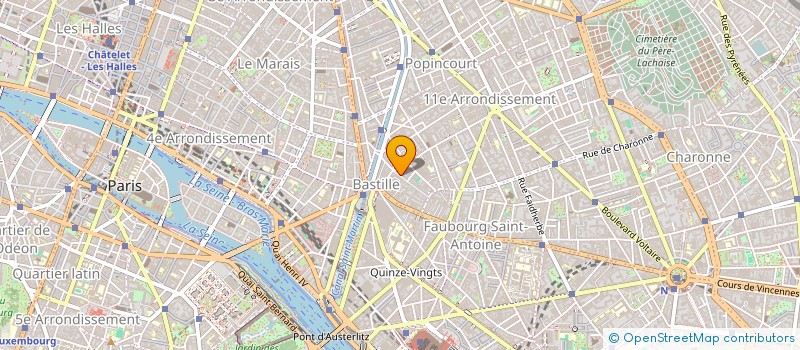 localisation de l'entreprise MONSIEUR LAURENT GUENEAU  PARIS