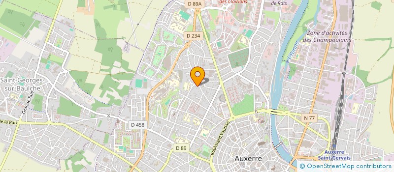 localisation de l'entreprise MONSIEUR LAURENT GUENOT à AUXERRE