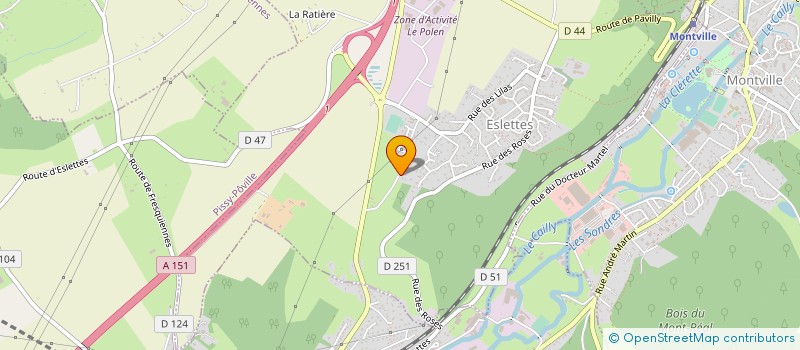 localisation de l'entreprise MONSIEUR LAURENT GUERDAT à ESLETTES