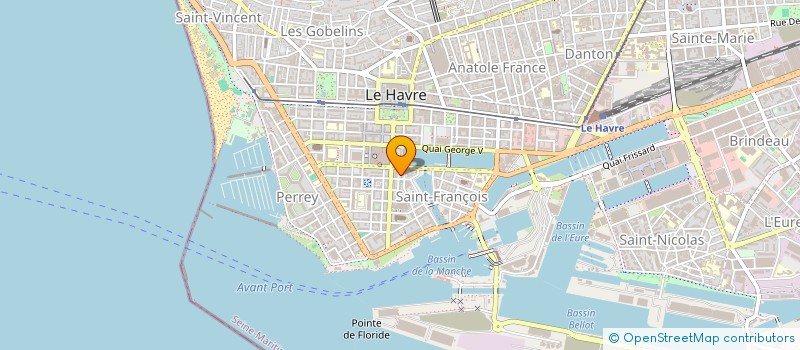 localisation de l'entreprise MONSIEUR LAURENT GUERIN  LE HAVRE