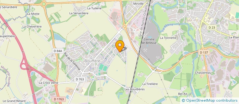 localisation de l'entreprise MONSIEUR LAURENT GUERIN  TREIZE-SEPTIERS