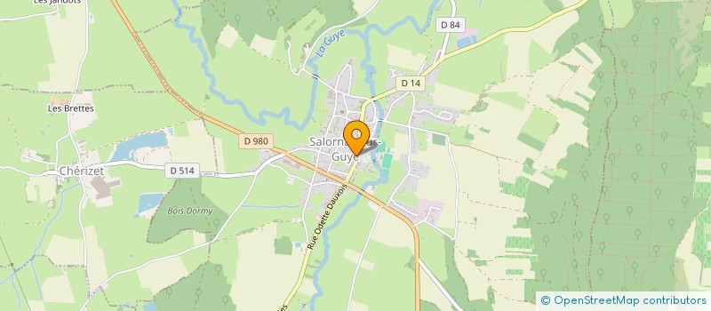 localisation de l'entreprise MONSIEUR LAURENT GUERINEL  SAINT-GENGOUX-LE-NATIONAL