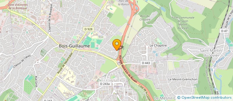 localisation de l'entreprise MONSIEUR LAURENT GUERPIN à BOIS-GUILLAUME