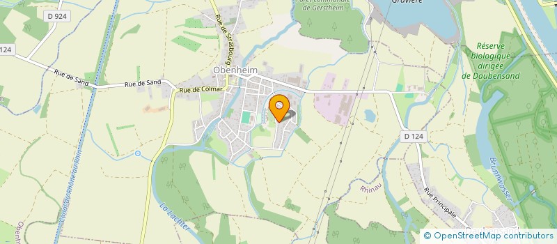 localisation de l'entreprise MONSIEUR LAURENT GUERRERO  OBENHEIM