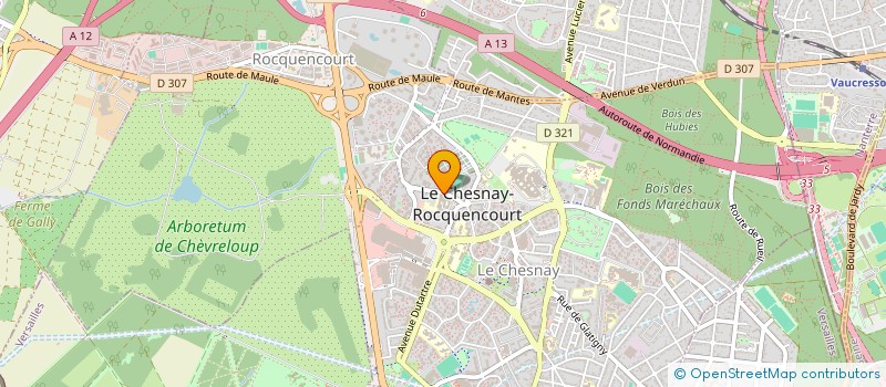 localisation de l'entreprise MONSIEUR LAURENT GUESNIER à LE CHESNAY-ROCQUENCOURT