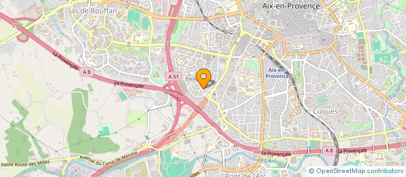 localisation de l'entreprise MONSIEUR LAURENT GUEULET  AIX-EN-PROVENCE