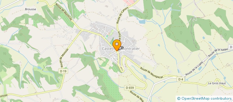 localisation de l'entreprise MONSIEUR LAURENT GUEZOU  CASTELNAU-MONTRATIER