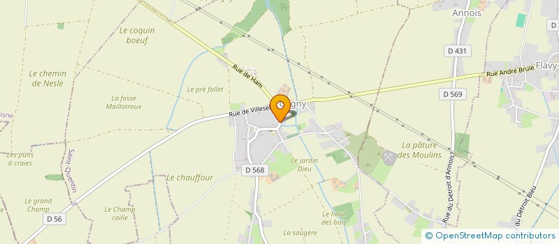 localisation de l'entreprise MONSIEUR LAURENT GUHL  TERGNIER