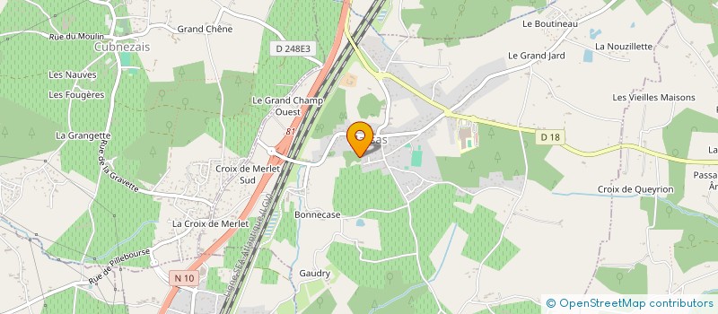 localisation de l'entreprise MONSIEUR LAURENT GUIBERT  CEZAC