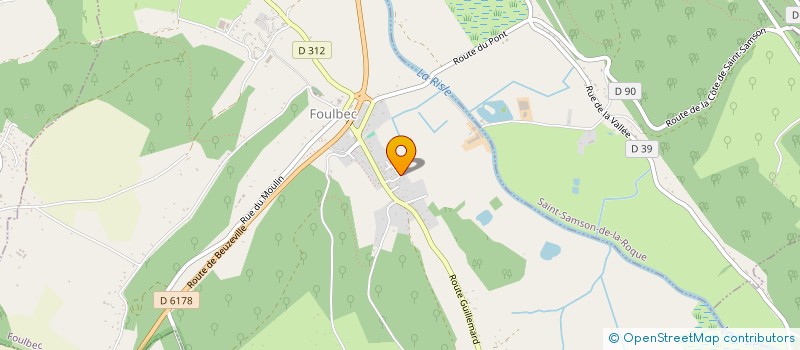 localisation de l'entreprise MONSIEUR LAURENT GUIBERT  FOULBEC