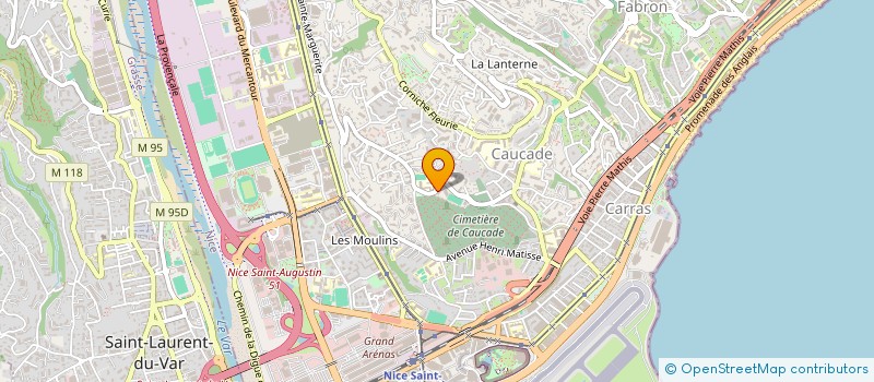 localisation de l'entreprise MONSIEUR LAURENT GUIBERT à NICE