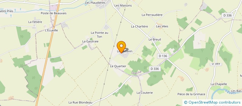 localisation de l'entreprise MONSIEUR LAURENT GUICHARD  BALLAN-MIRE