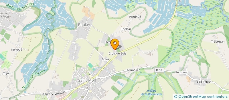 localisation de l'entreprise MONSIEUR LAURENT GUIHENEUF  SAINT-MOLF