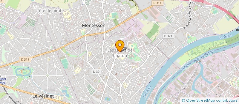 localisation de l'entreprise MONSIEUR LAURENT GUILBAUX  CHATOU