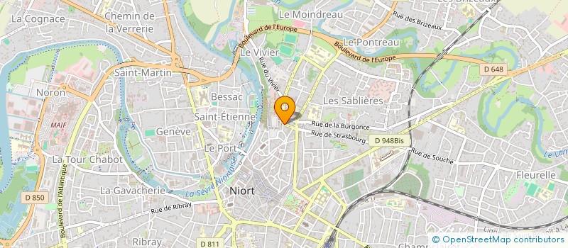 localisation de l'entreprise MONSIEUR LAURENT GUILLEBERT à NIORT