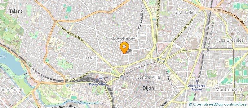 localisation de l'entreprise MONSIEUR LAURENT GUILLEMARD à DIJON