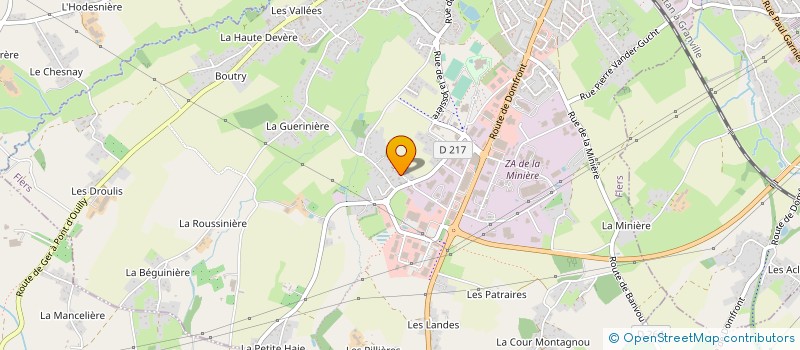 localisation de l'entreprise MONSIEUR LAURENT GUILLON à CERISY-BELLE-ETOILE