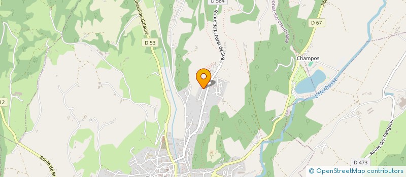 localisation de l'entreprise MONSIEUR LAURENT GUILLOT  SAINT-DONAT-SUR-L'HERBASSE